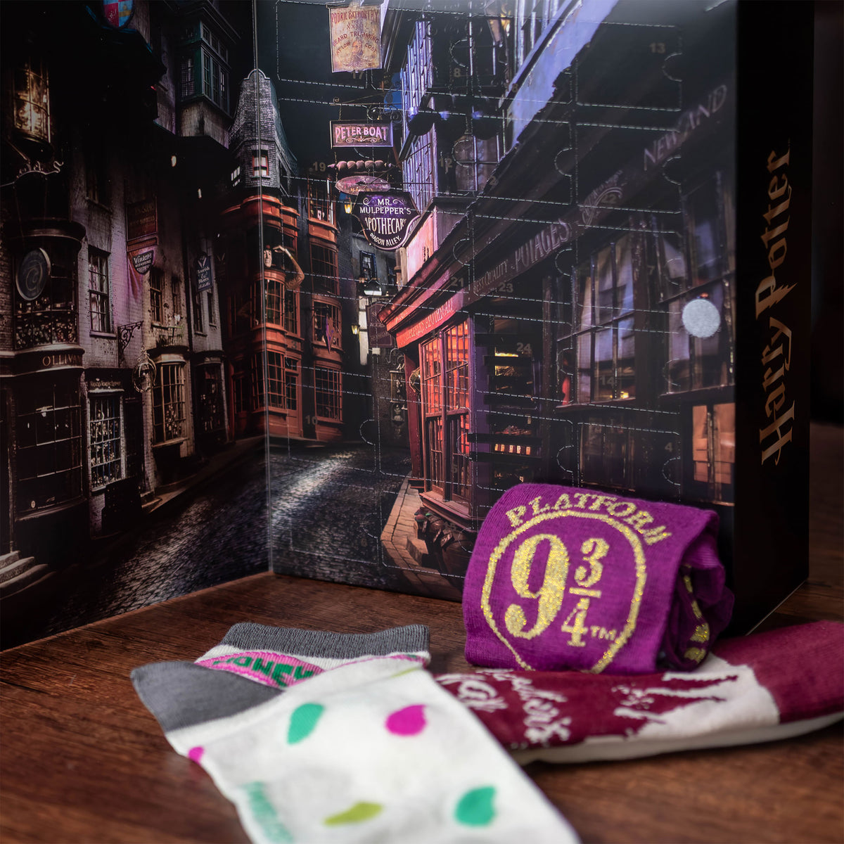Produktbild Harry Potter - Hogwarts Socken Adventskalender