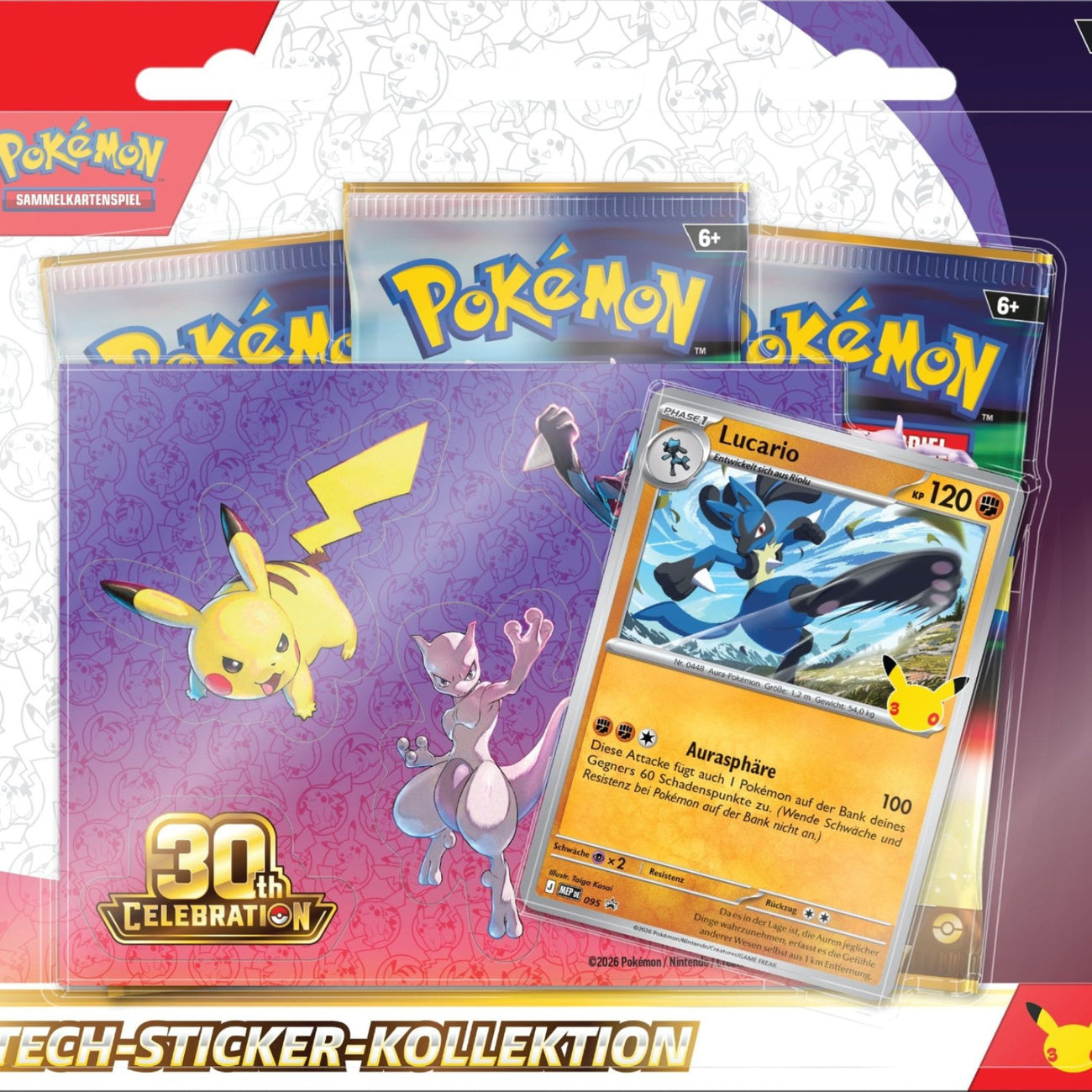 Produktbild Pokemon - 30 Jahre Tech-Sticker-Kollektion
