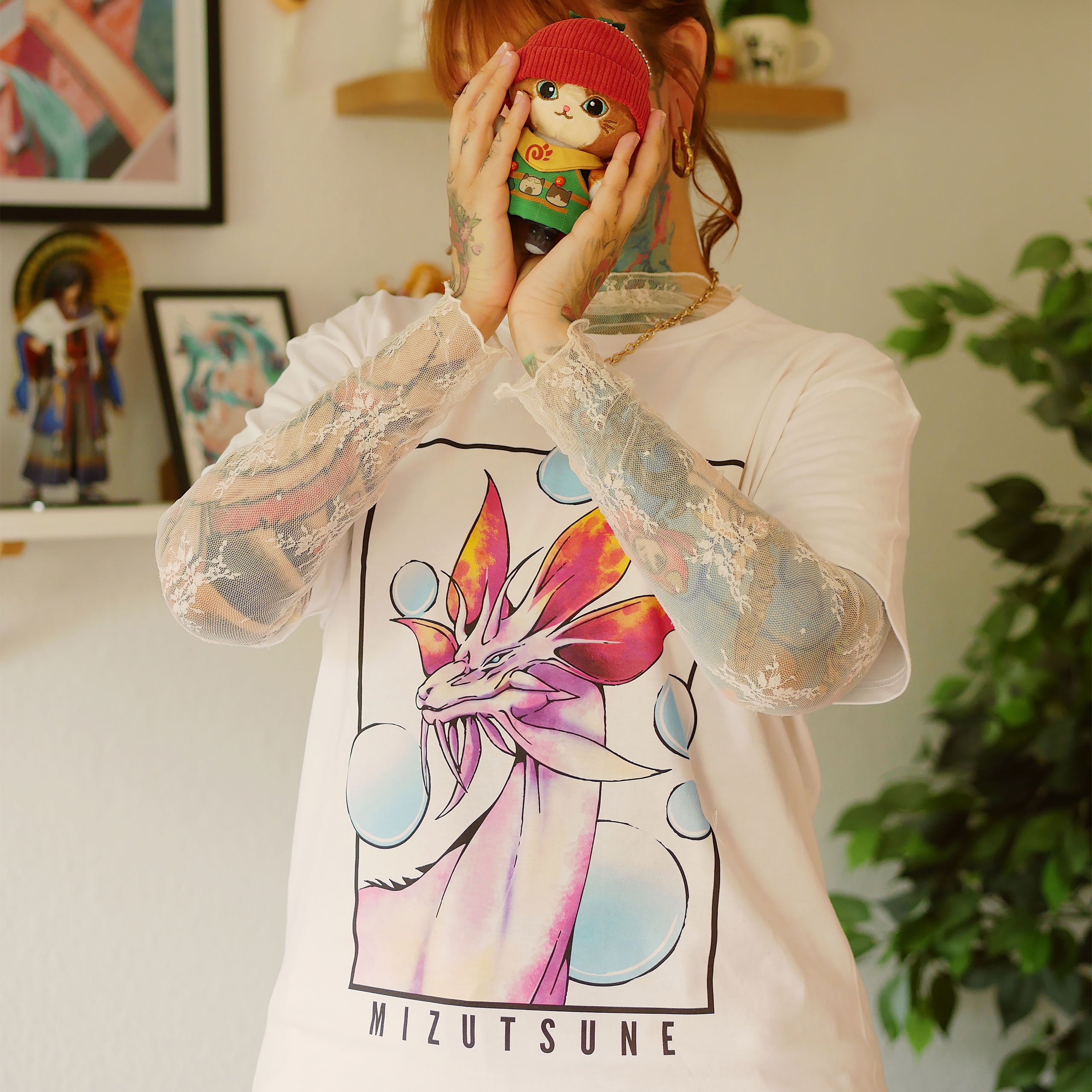 Produktbild Mizutsune T-Shirt weiß Limited Edition für Monster Hunter Fans