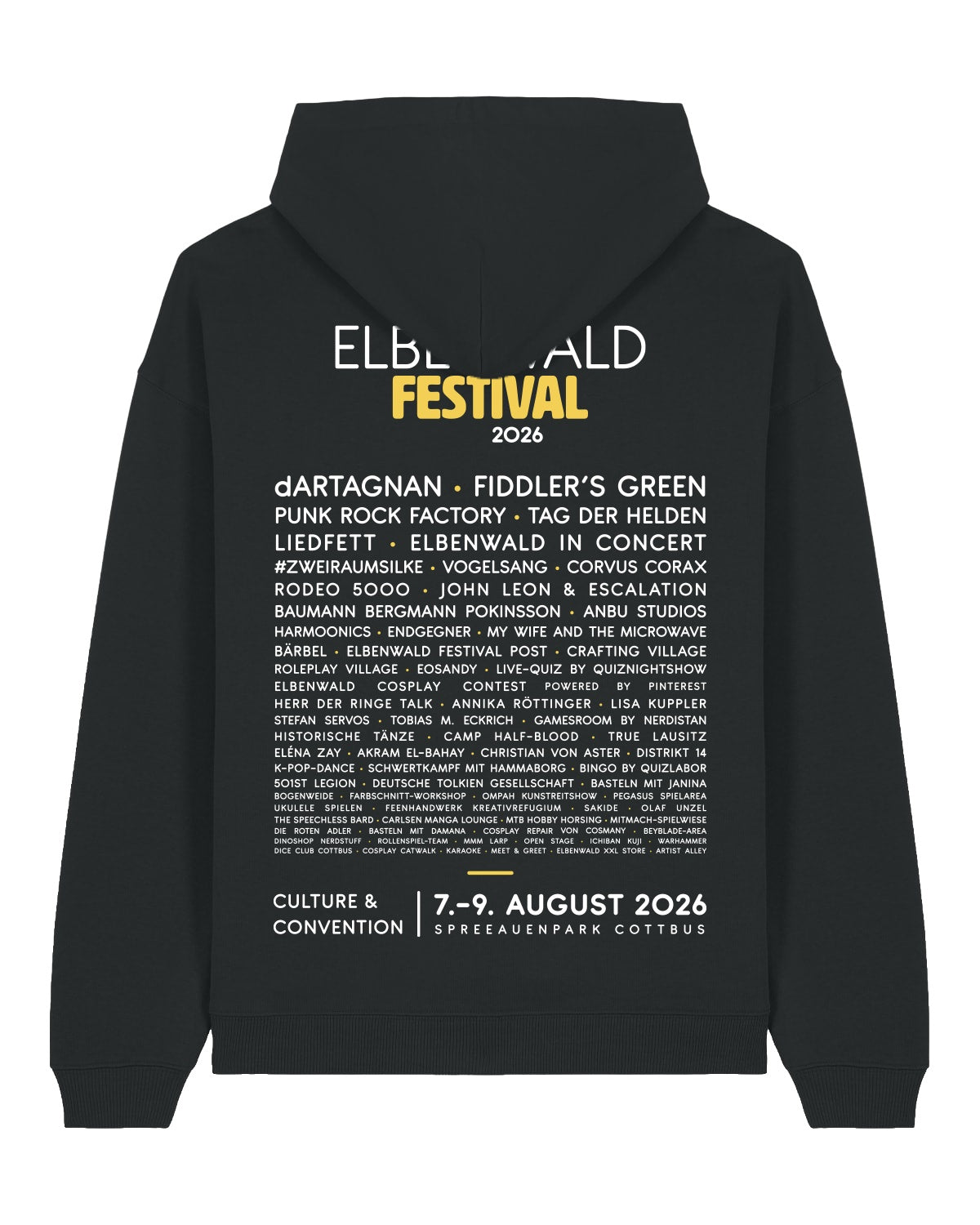 Product image Elbenwald Festival 2026 - Line-Up Hoodie