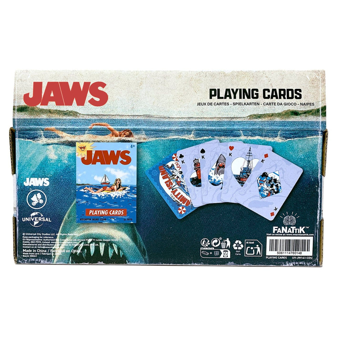 Product image Jaws - Playing Cards 12-Piece Display