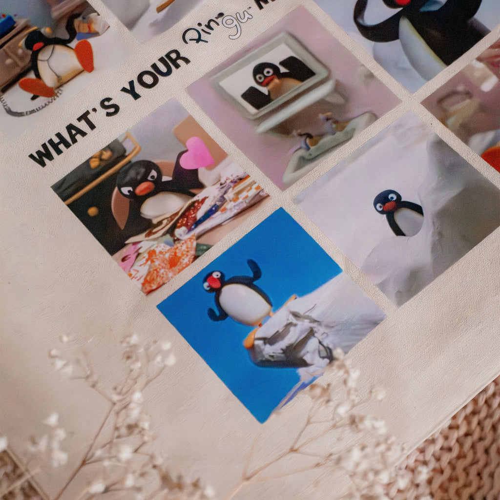 Produktbild Pingu - Moods of the Pingu Jutebeutel