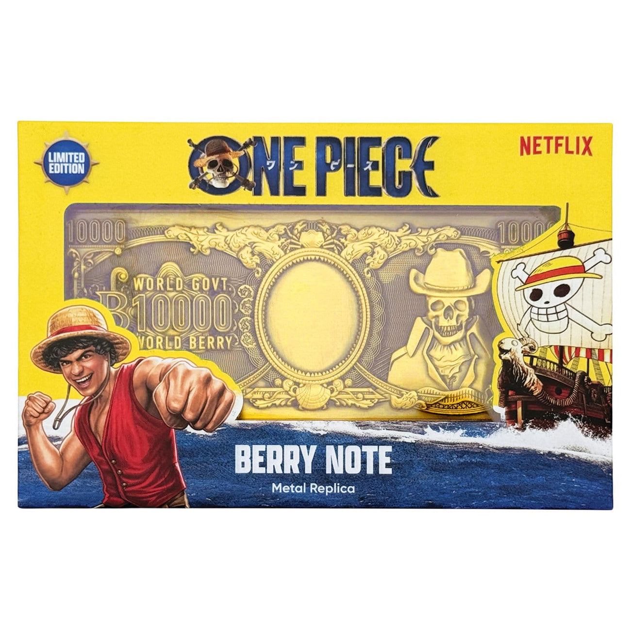 Produktbild One Piece - 1000 World Berry Metall Banknote Sammler Replik