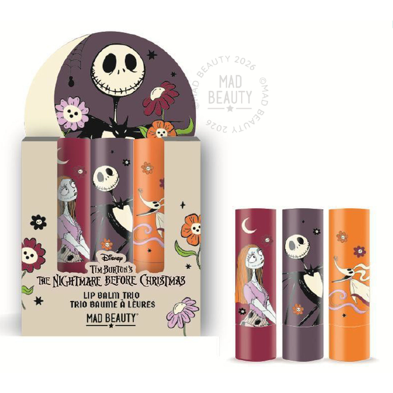 Produktbild Nightmare Before Christmas - Lippenbalsam 3er Set