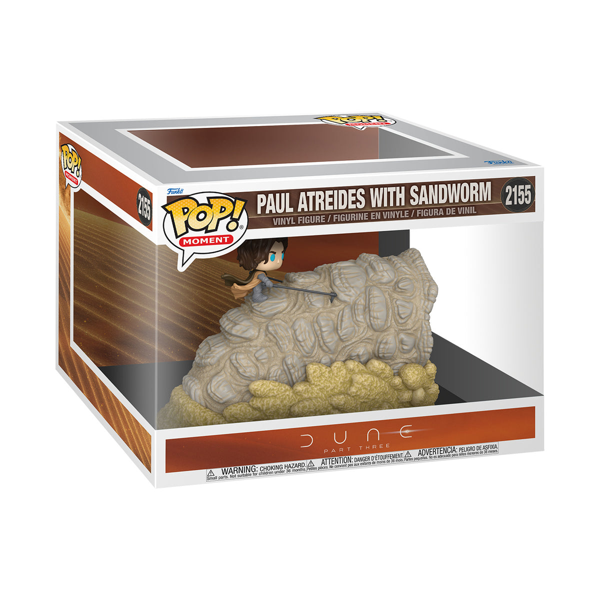 Produktbild Dune - Paul Atreides mit Sandwurm Funko Pop Figurenset