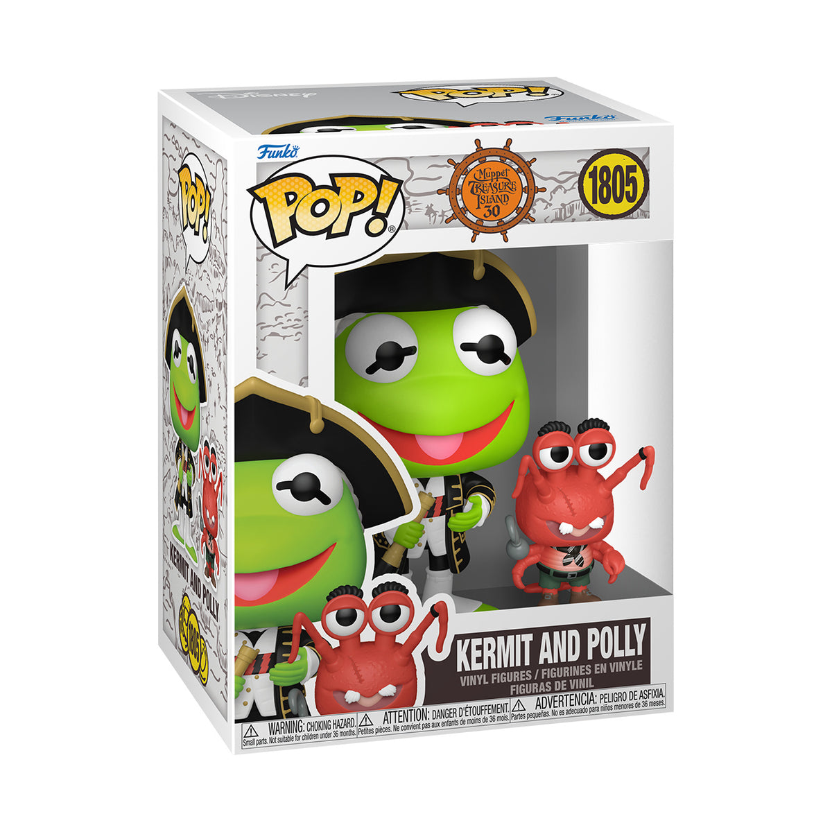Produktbild Muppets: Treasure Island - Kermit und Polly Funko Pop Figuenset