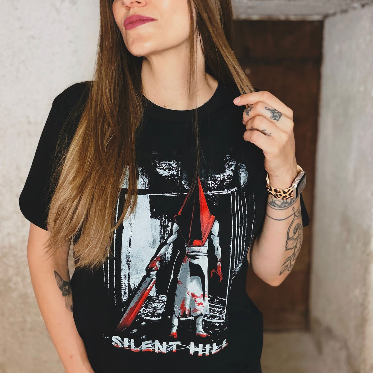 Produktbild Pyramid Head T-Shirt schwarz für Silent Hill Fans