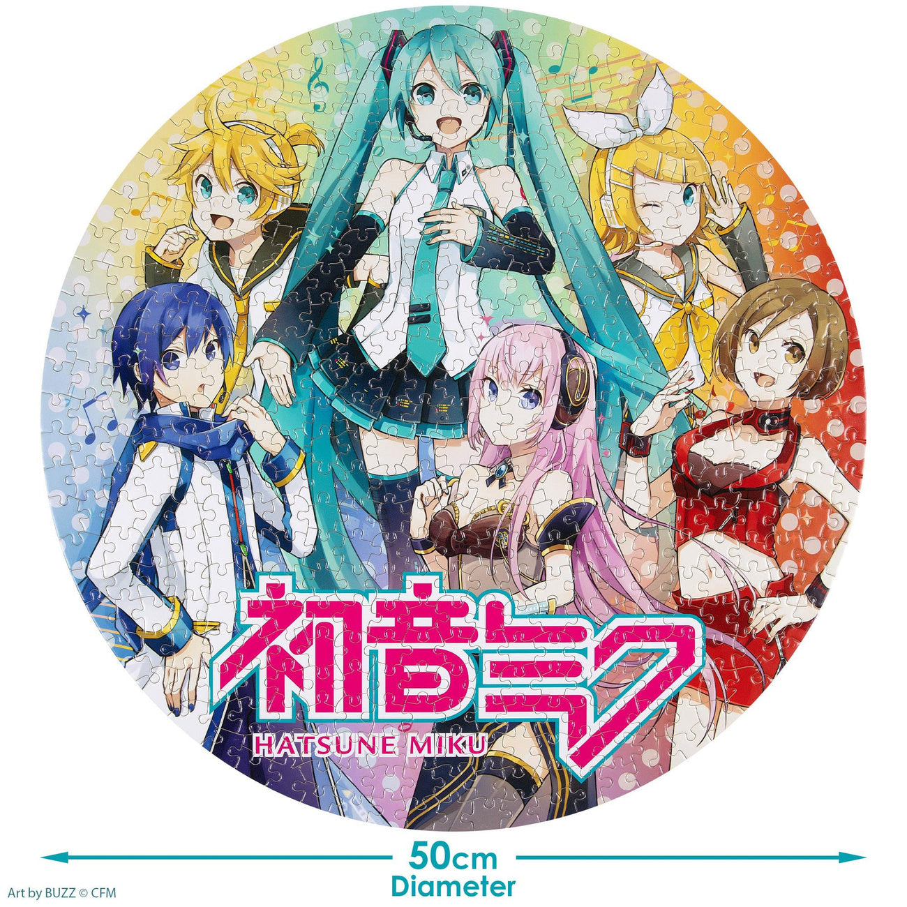 Produktbild Hatsune Miku Jigsaw Puzzle Rund 500 Teile