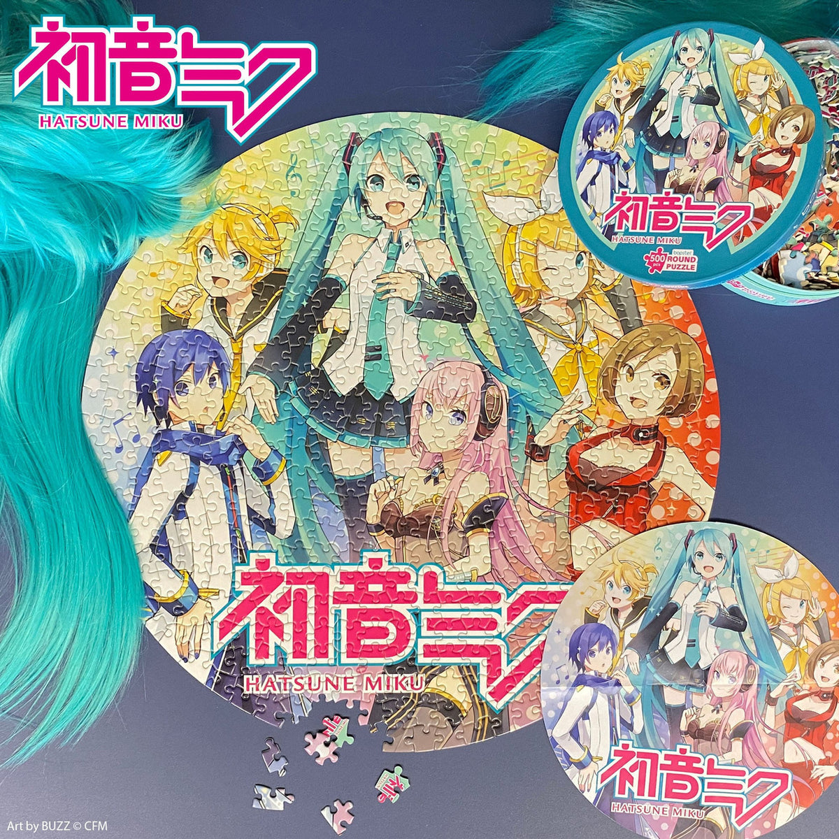 Produktbild Hatsune Miku Jigsaw Puzzle Rund 500 Teile