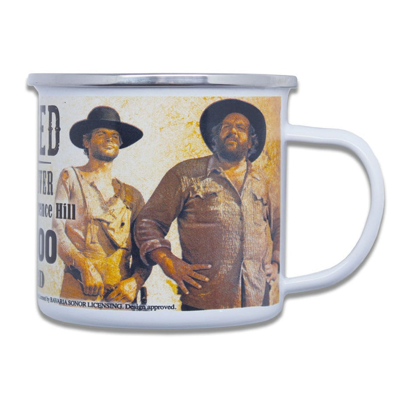 Product image Bud Spencer & Terence Hill Wanted Enamel Mug