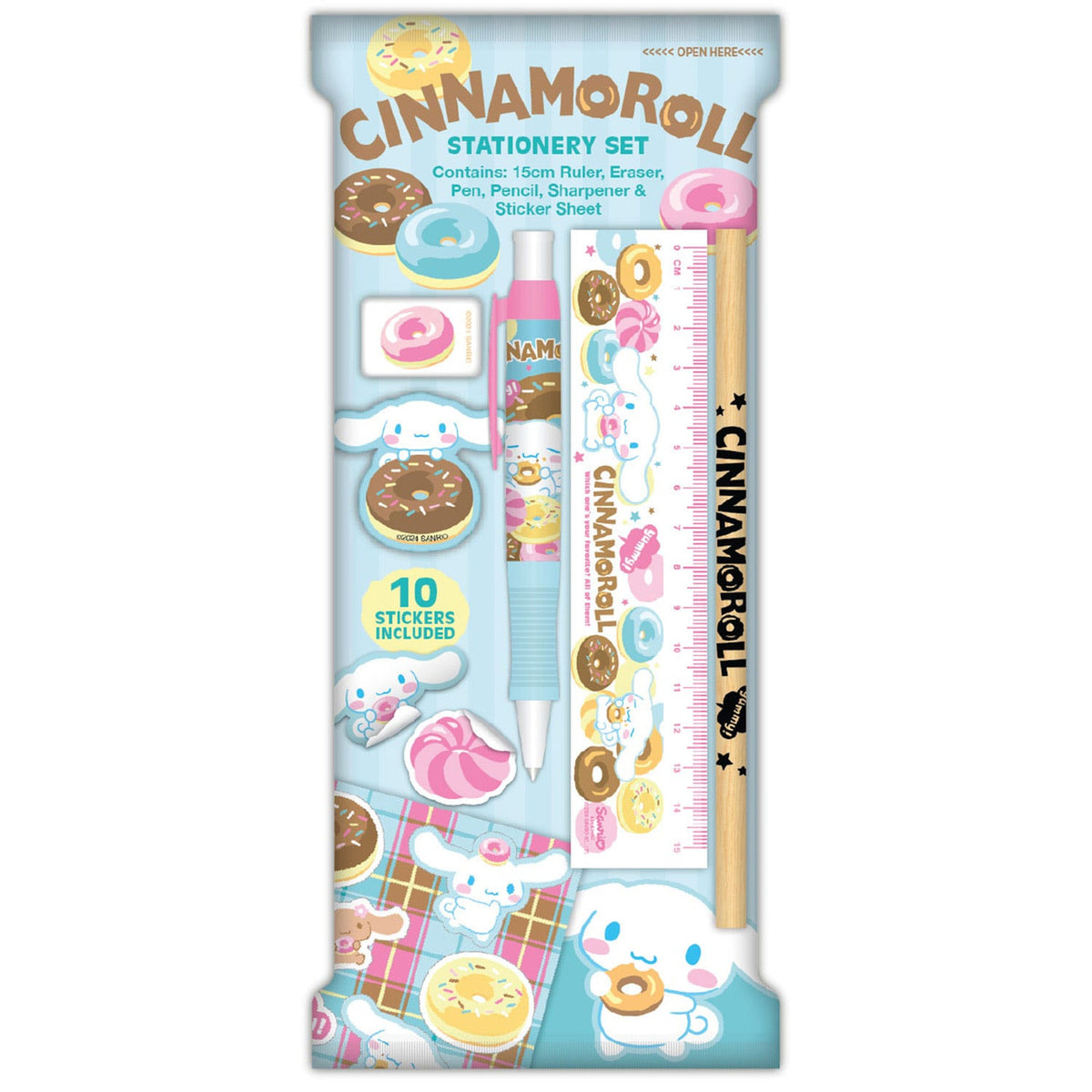 Produktbild Sanrio Schreibset 6er-Pack Cinnamoroll