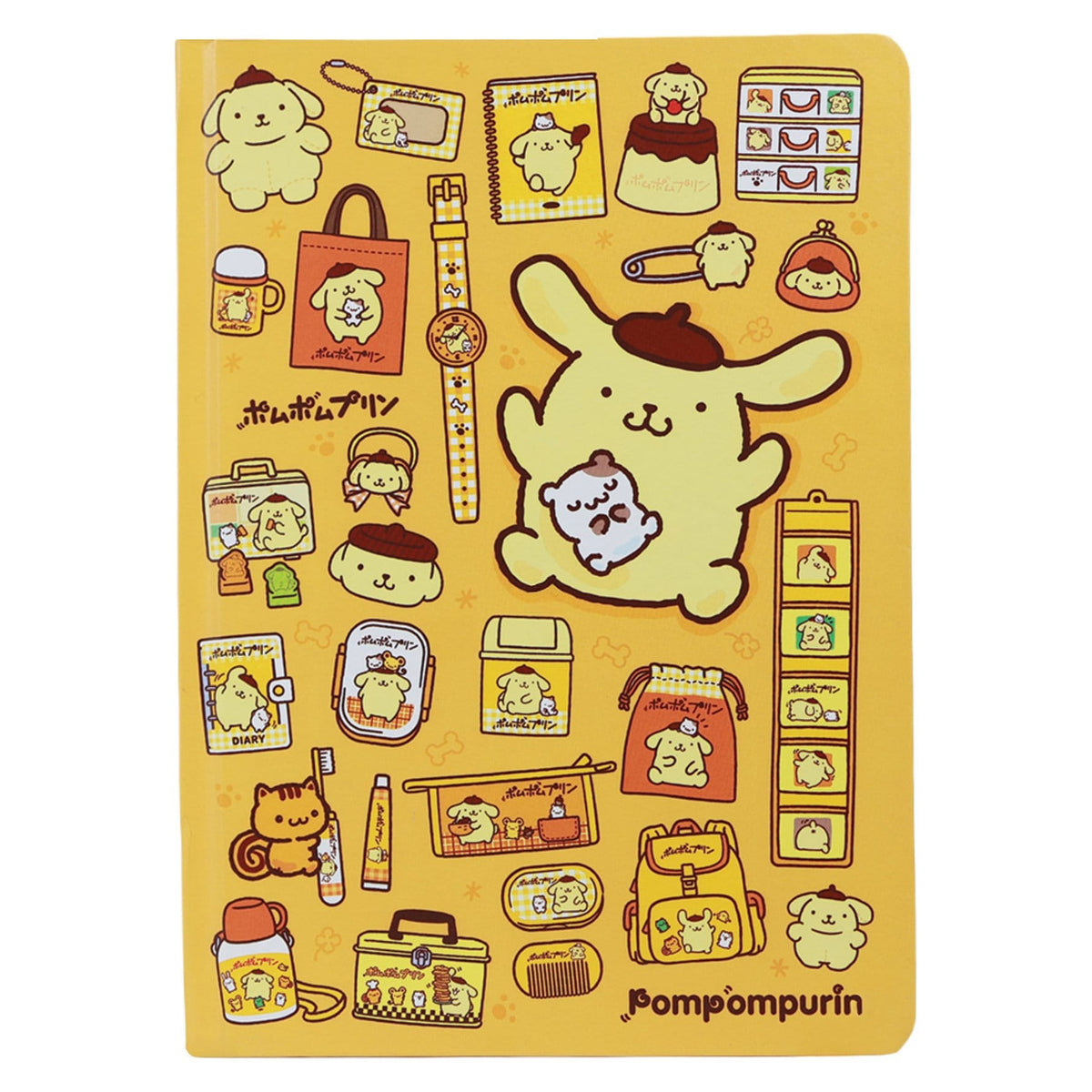 Produktbild Sanrio A5 Notizbuch Pompompurin