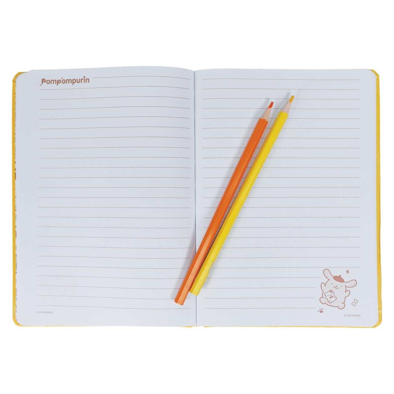 Produktbild Sanrio A5 Notizbuch Pompompurin