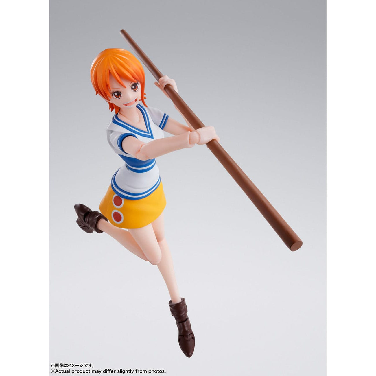 Produktbild One Piece S.H. Figuarts Actionfigur Nami Romance Dawn 14 cm