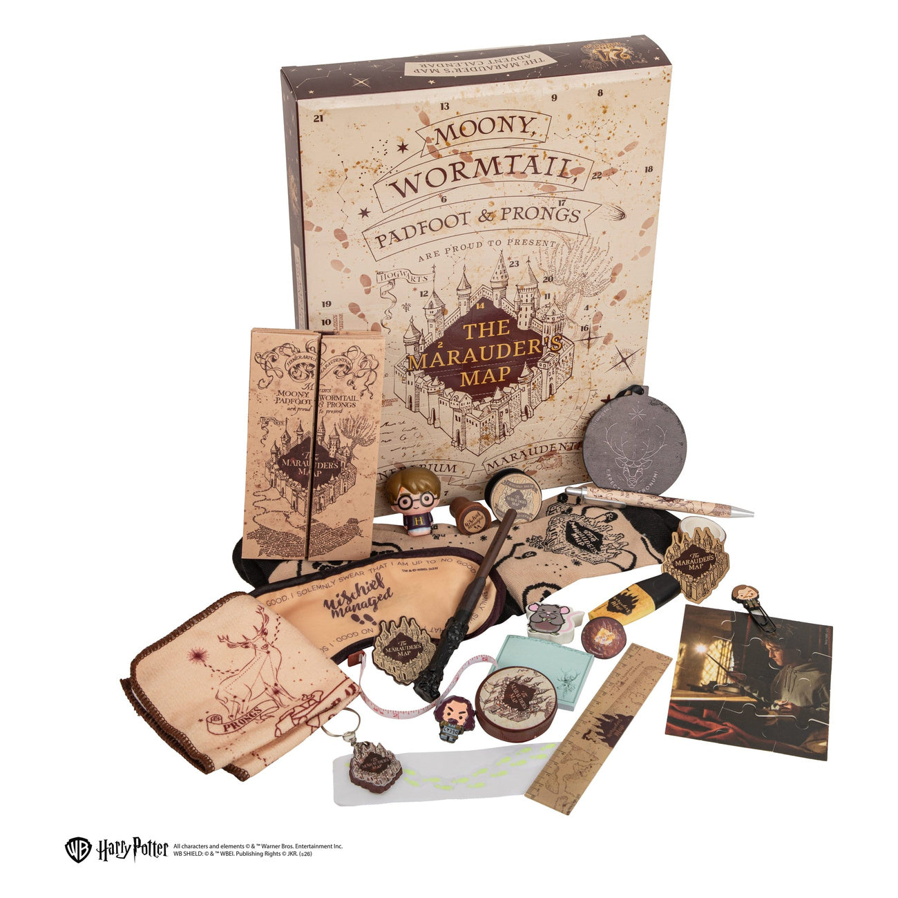 Produktbild Harry Potter Adventskalender Marauder's Map New Edition 2026