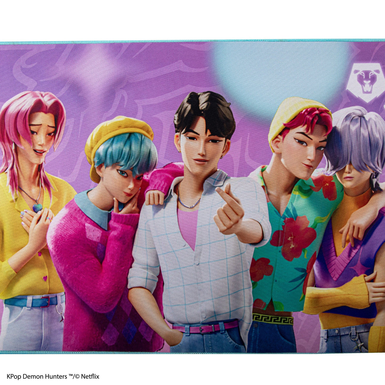 Produktbild KPop Demon Hunters Schreibtischunterlage Saja Boys XL