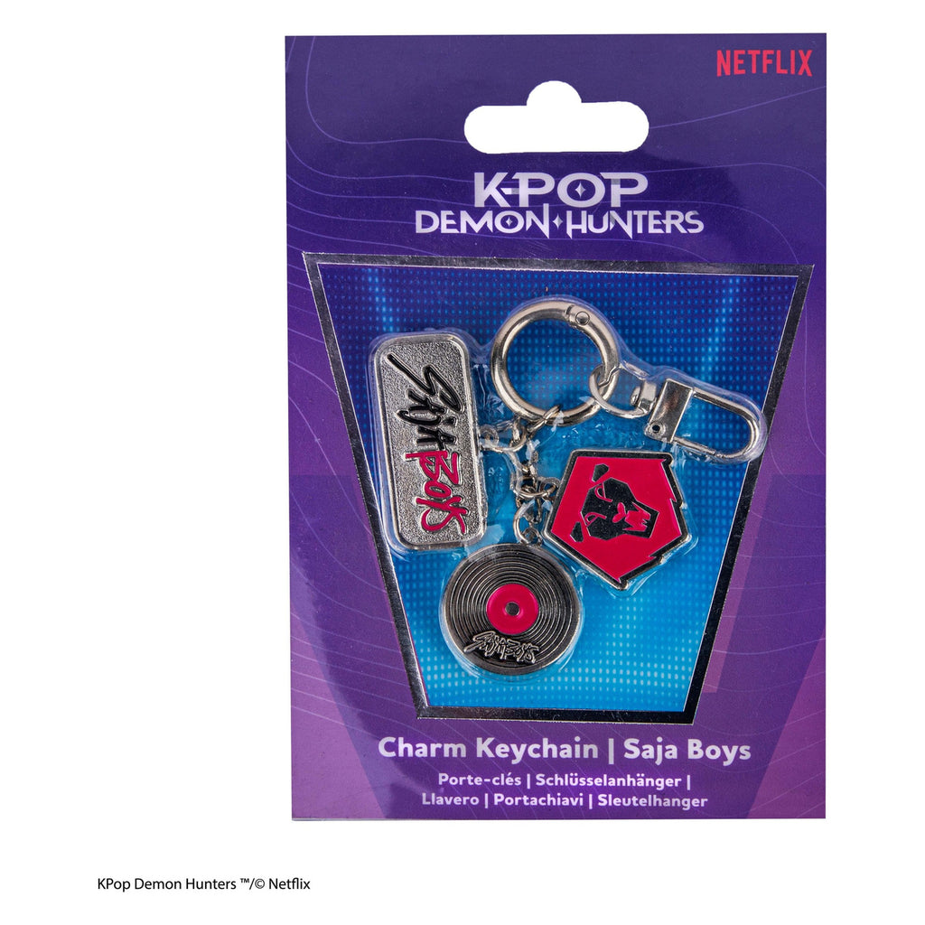 Produktbild KPop Demon Hunters Charm-Schlüsselanhänger Saja Boys