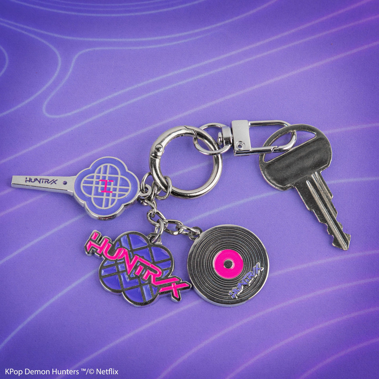 Produktbild KPop Demon Hunters Charm-Schlüsselanhänger HUNTR/X