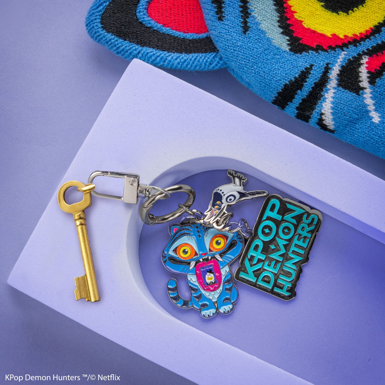 Produktbild KPop Demon Hunters Charm-Schlüsselanhänger Derpy & Sussie