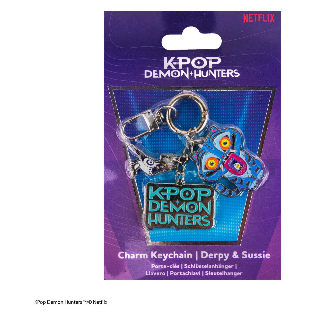 Produktbild KPop Demon Hunters Charm-Schlüsselanhänger Derpy & Sussie