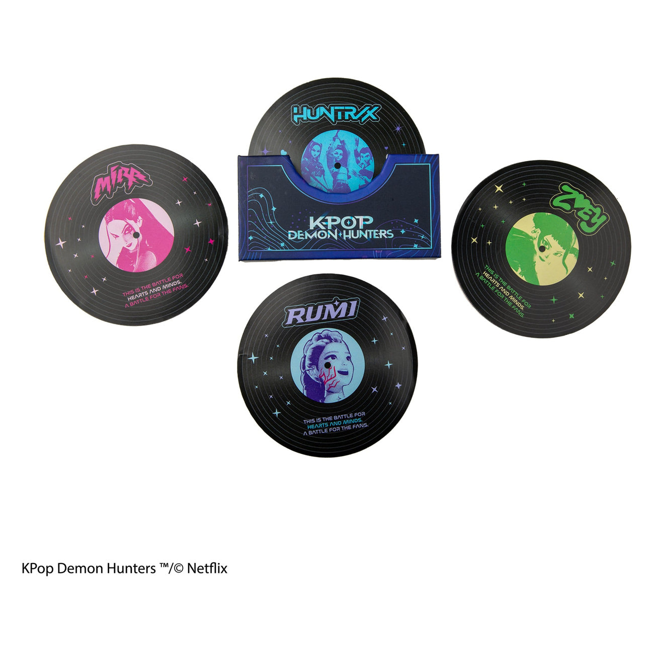 Produktbild KPop Demon Hunters Untersetzer-Set (4 Stk.) Hunters &