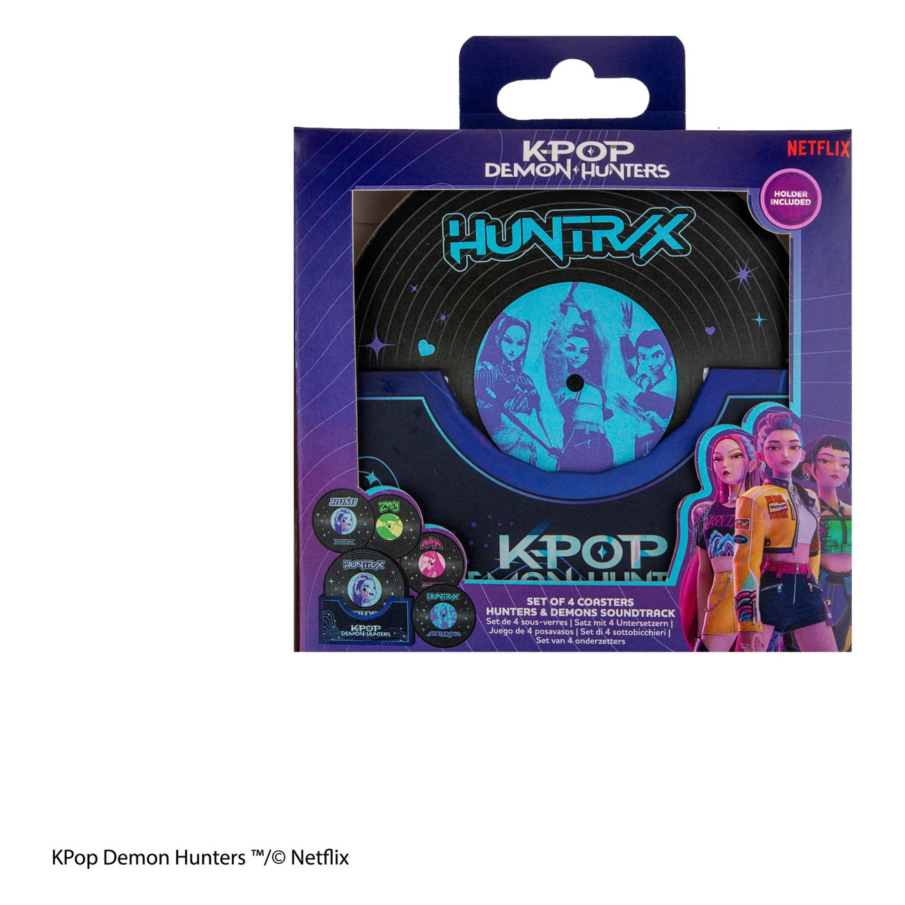 Produktbild KPop Demon Hunters Untersetzer-Set (4 Stk.) Hunters &