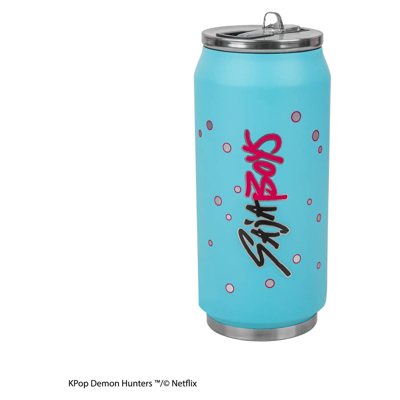 Produktbild KPop Demon Hunters Thermobecher mit Strohhalm Soda Pop Can