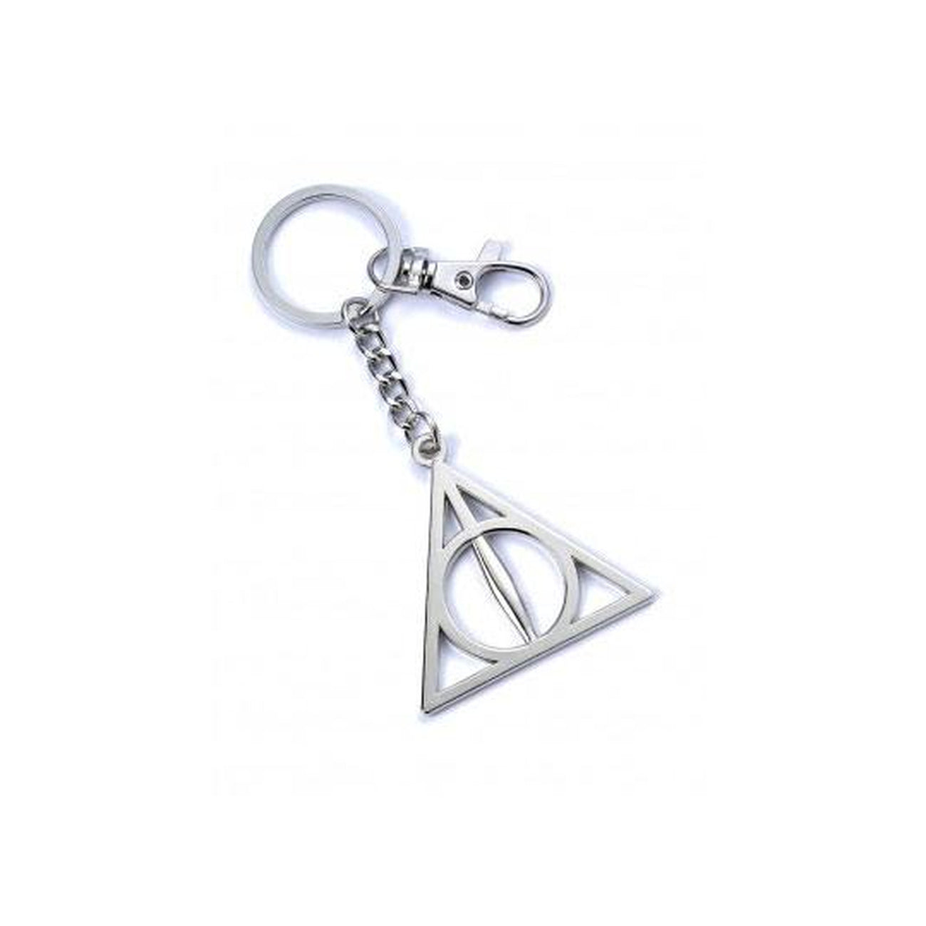 Produktbild Harry Potter Schlüsselanhänger Deathly Hallows (versilbert)