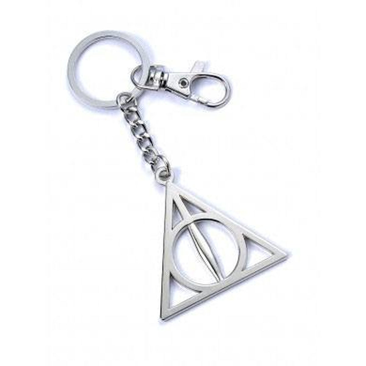 Produktbild Harry Potter Schlüsselanhänger Deathly Hallows (versilbert)