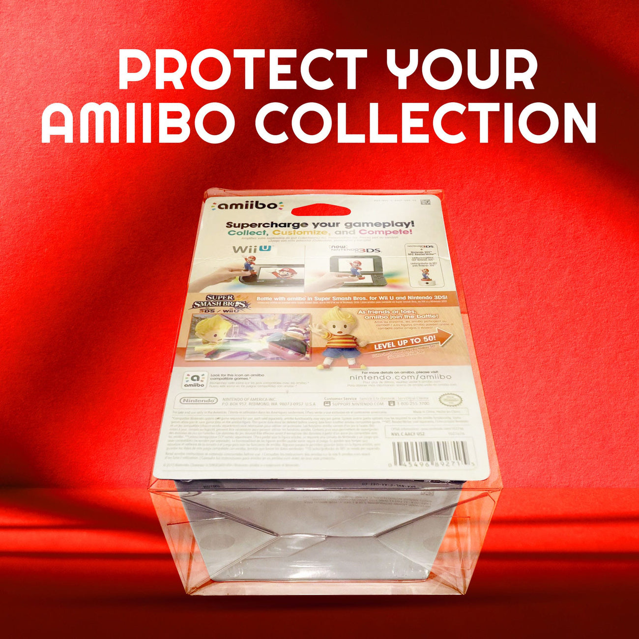 Produktbild PET Gehäuse 10er-Pack für Amiibo Figuren