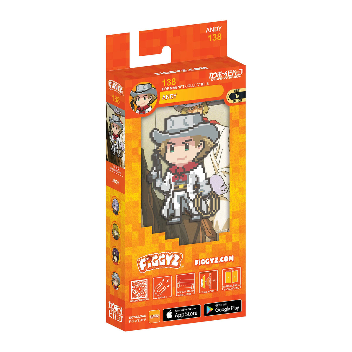 Produktbild Cowboy Bebop FiGGYZ Magnet-Sammelfigur Andy 11 cm