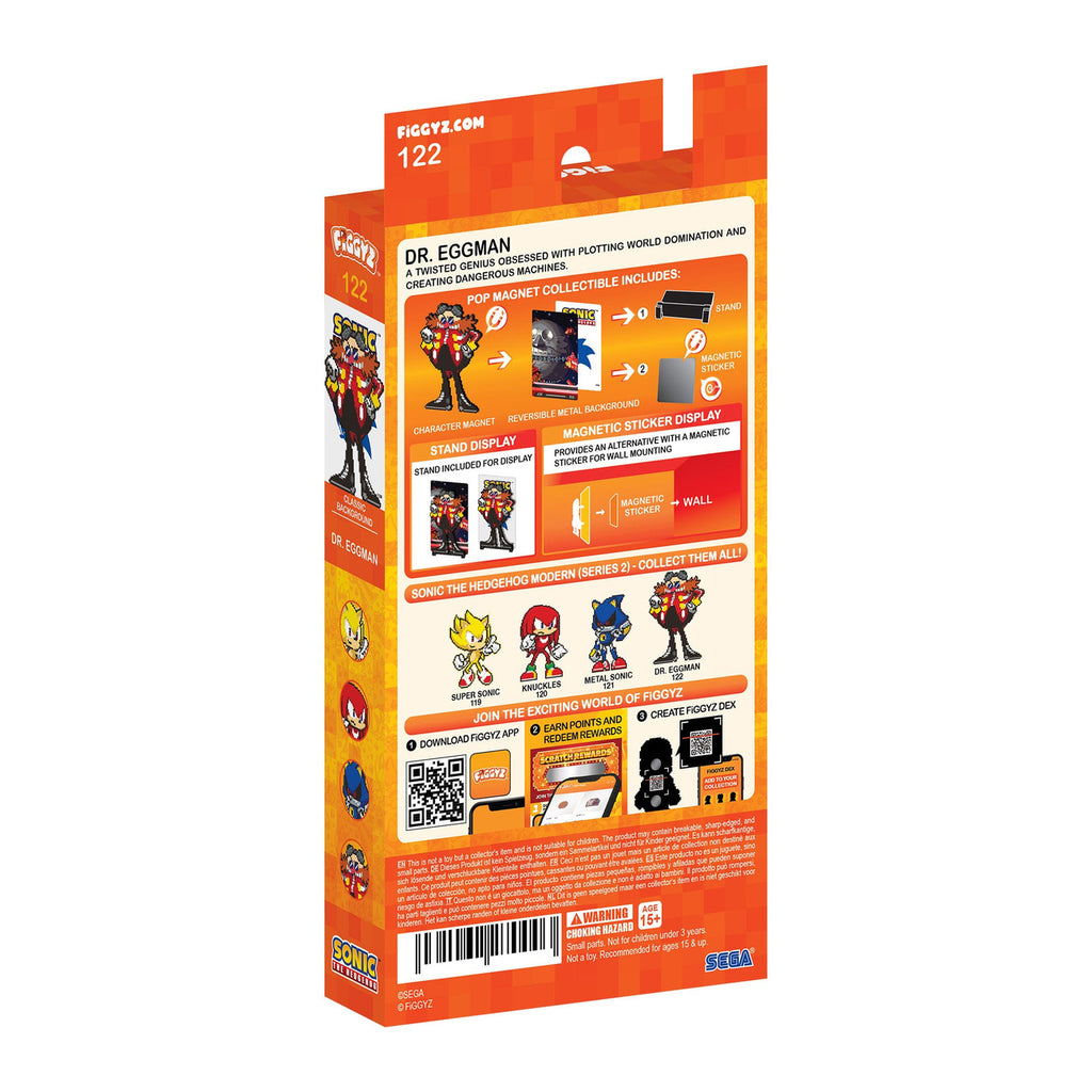 Produktbild Sonic the Hedgehog (Modern) FiGGYZ Magnet-Sammelfigur Dr.