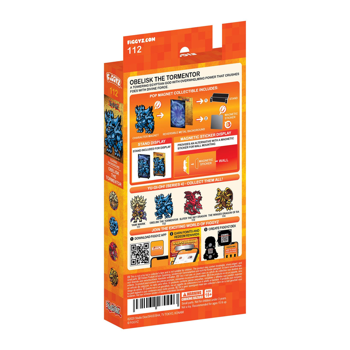 Produktbild Yu-Gi-Oh! FiGGYZ Magnet-Sammelfigur Obelisk the Tormentor