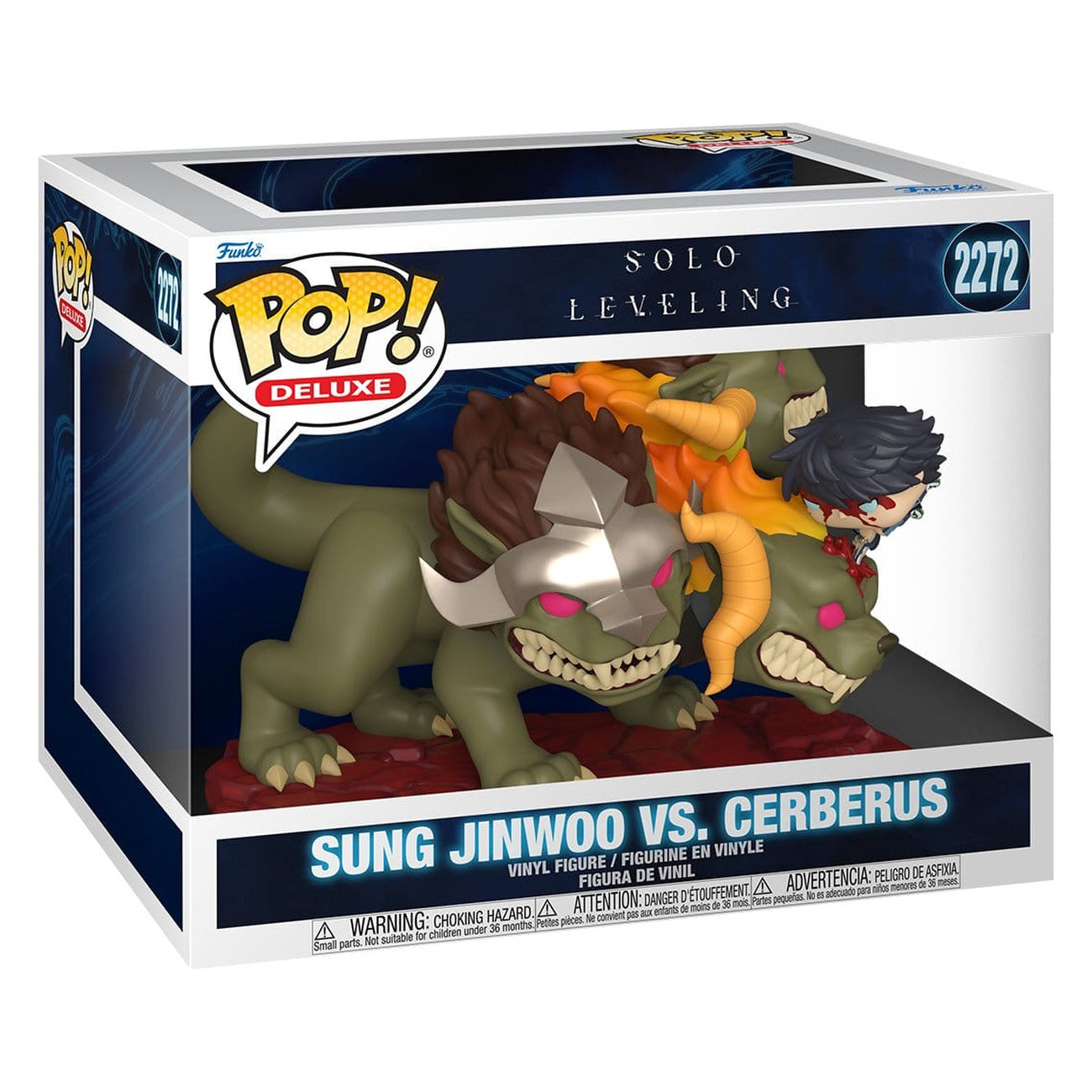 Produktbild Solo Leveling POP! Deluxe Vinyl Figur Jinwoo Vs Cerberus 9