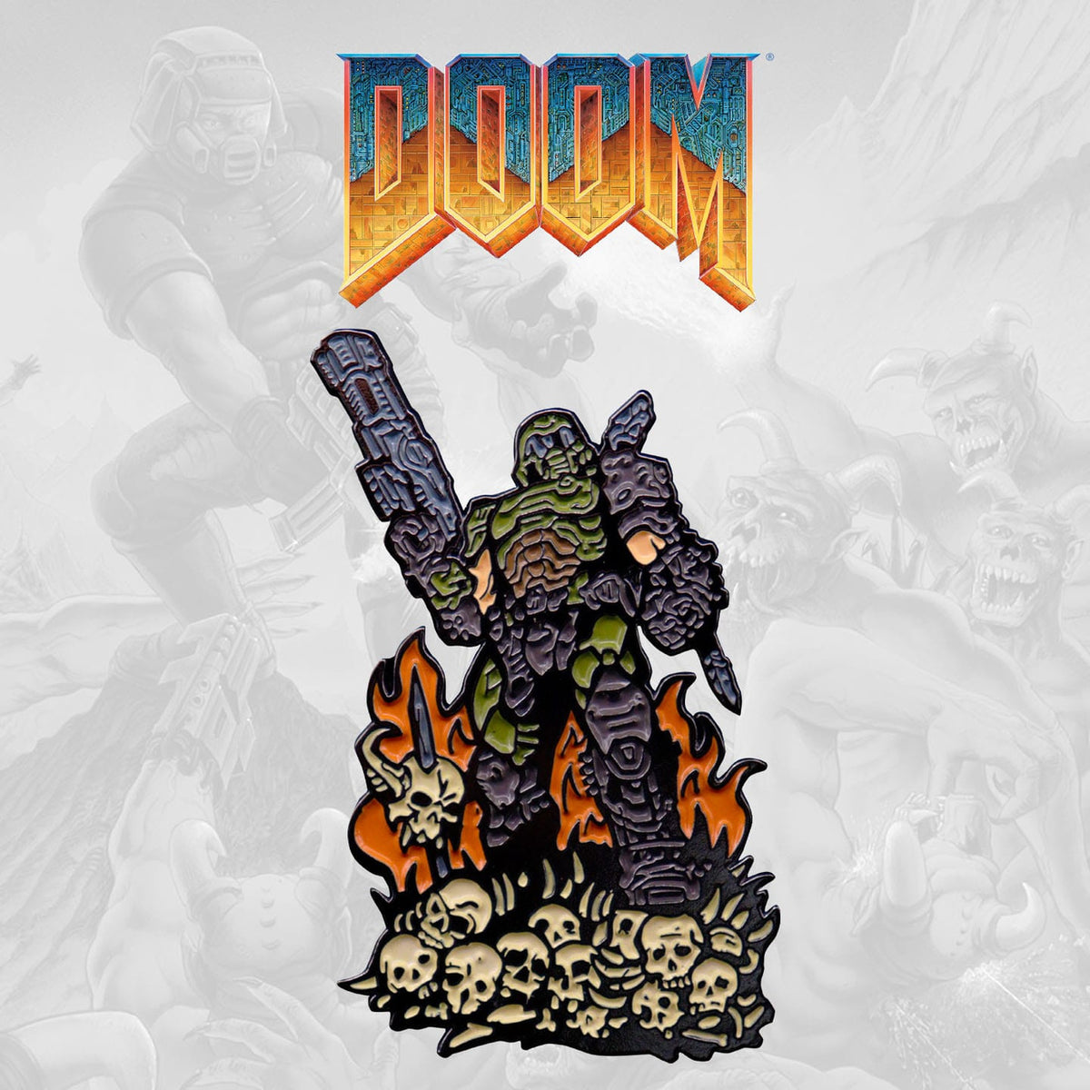 Produktbild Doom Eternal Ansteck-Pin Doom Guy Limited Edition