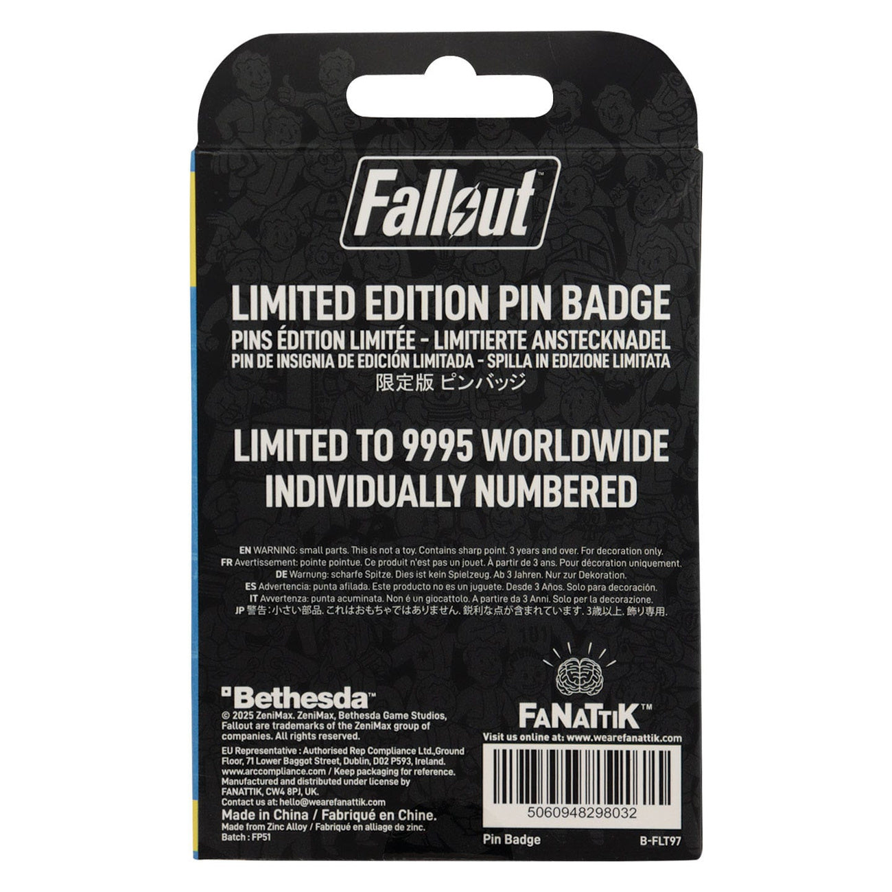 Produktbild Fallout Ansteck-Pin Charisma Boy Limited Edition