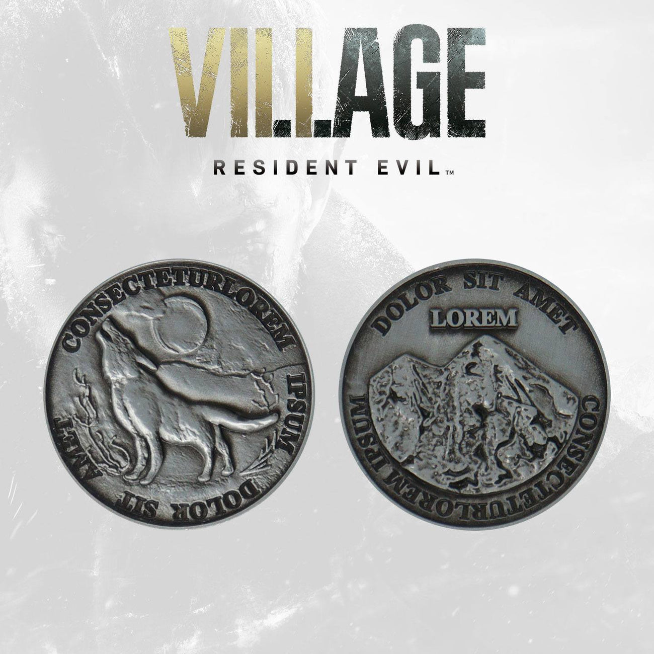 Produktbild Resident Evil VIII Sammelmünze Currency Limited Edition