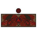 Produktbild Dungeons & Dragons Schreibtischunterlage & Untersetzer Set