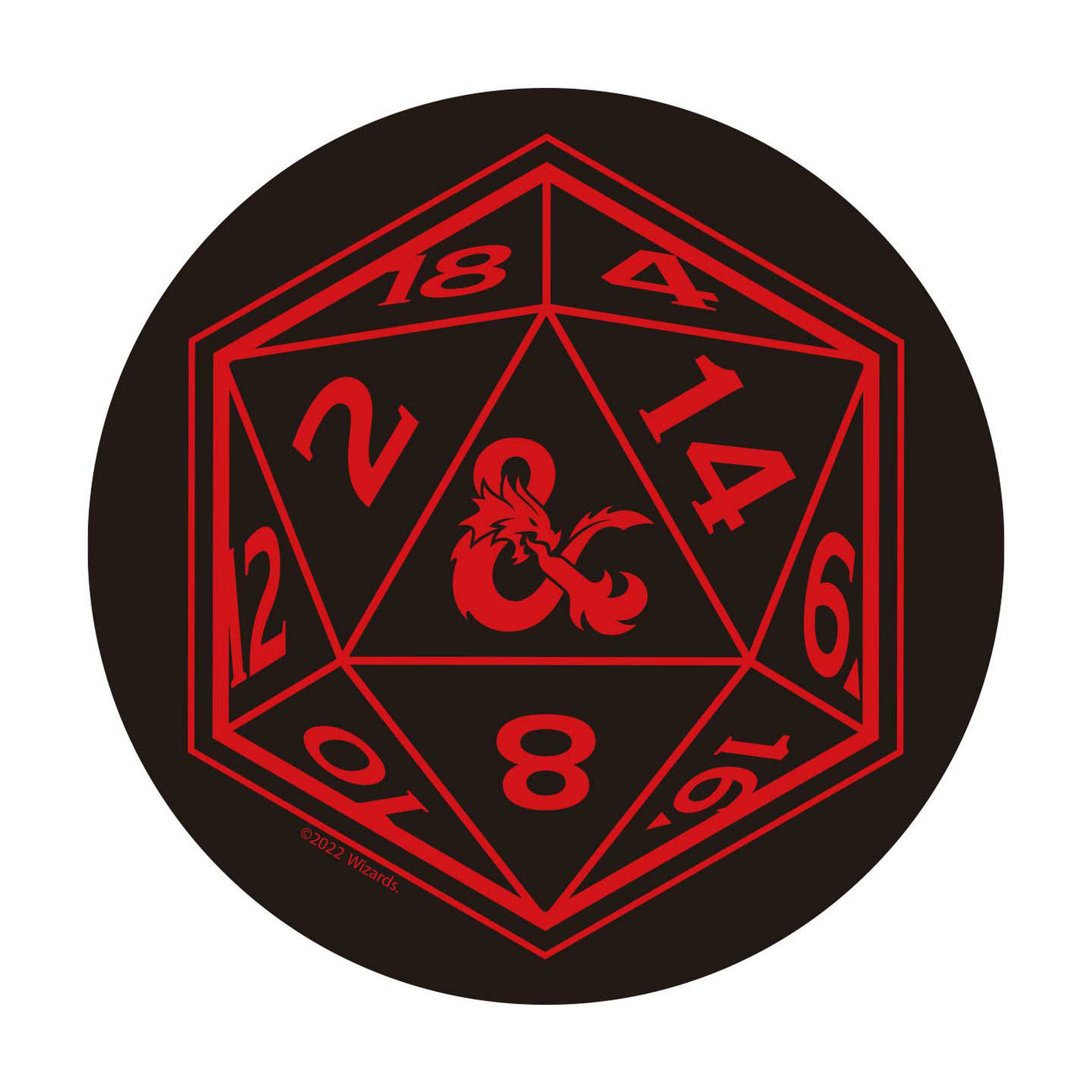 Produktbild Dungeons & Dragons Schreibtischunterlage & Untersetzer Set