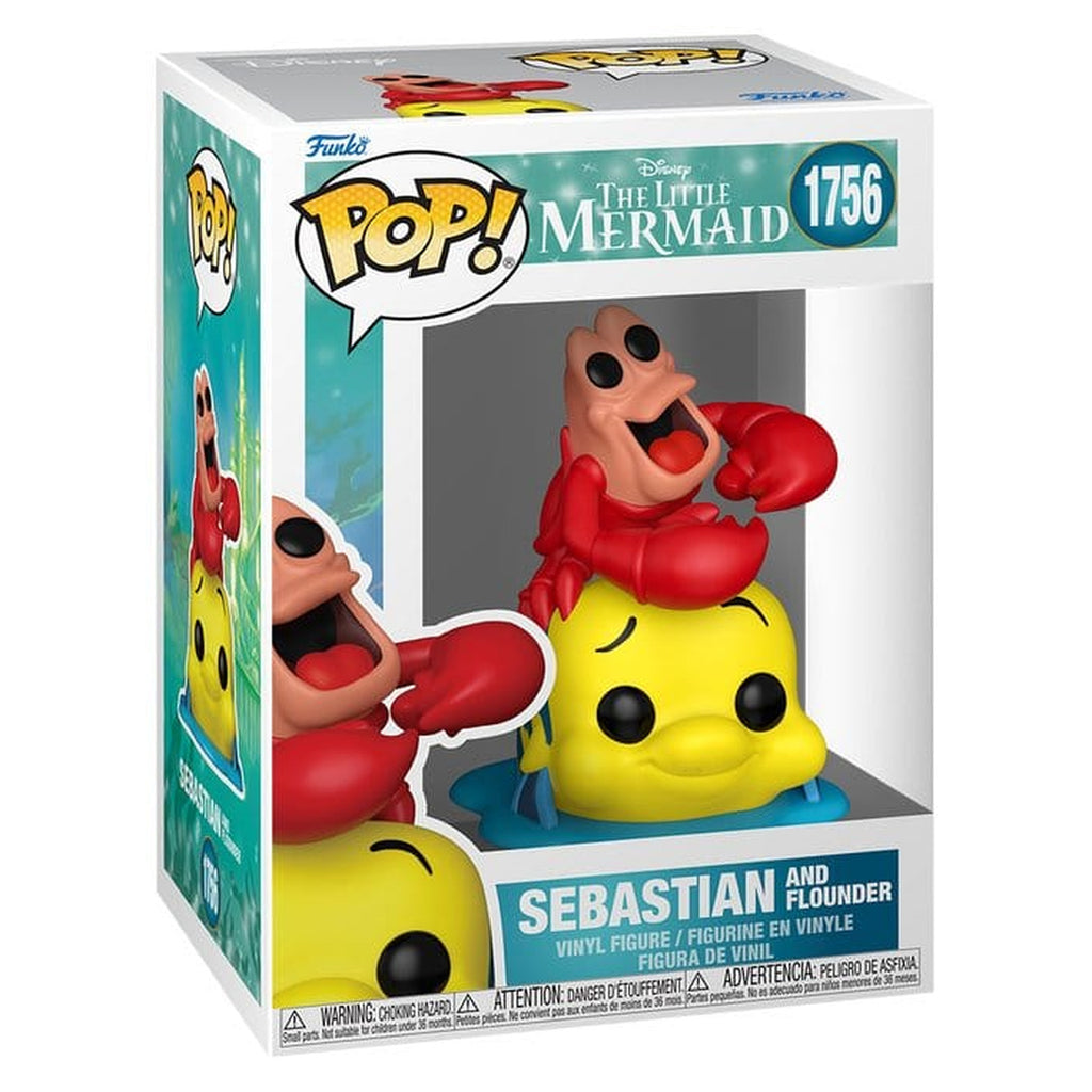 Produktbild Disney POP! Vinyl Figur : TLM S3- Sebastian & Flounder 9 cm