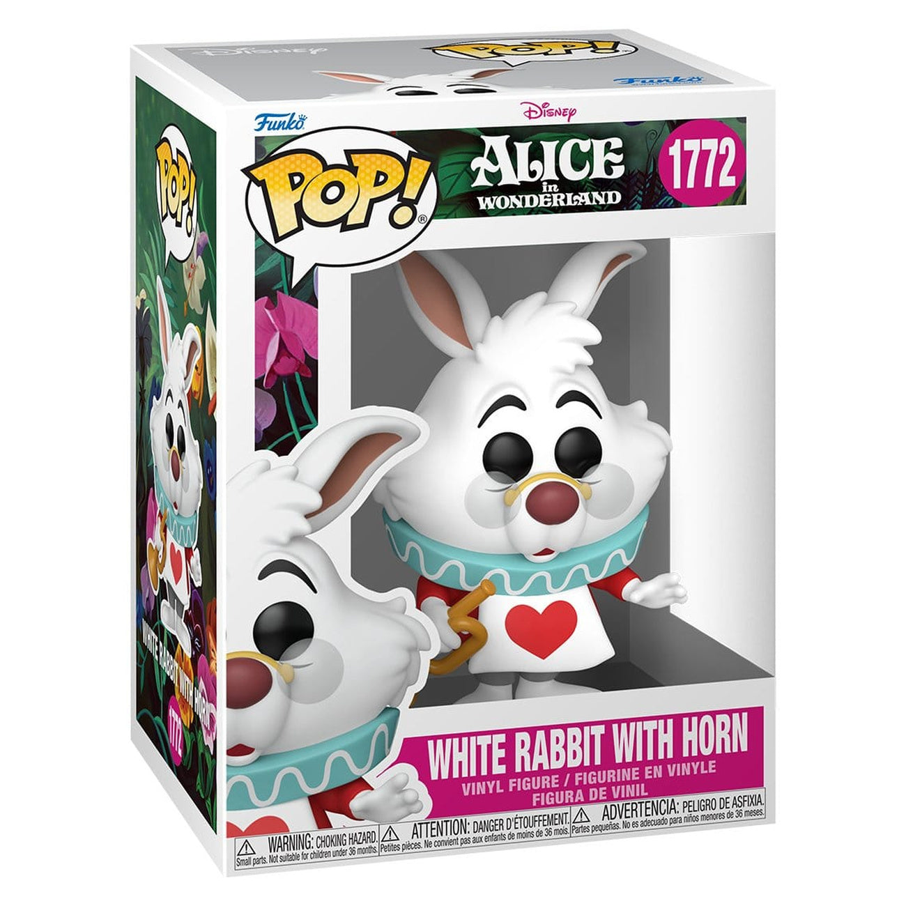 Produktbild Alice im Wunderland POP! Vinyl Figur White Rabbit with Horn