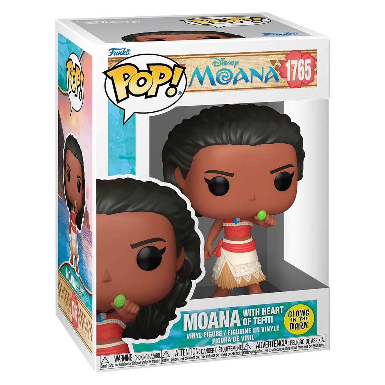 Produktbild Vaiana POP! & Buddy Vinyl Figur Moana w/Water(GW) 9 cm