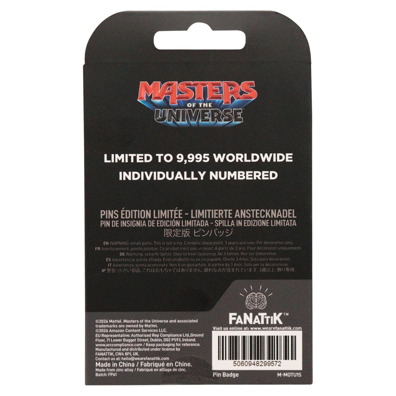Product image Masters of the Universe 2026 He-Man Limited Pin