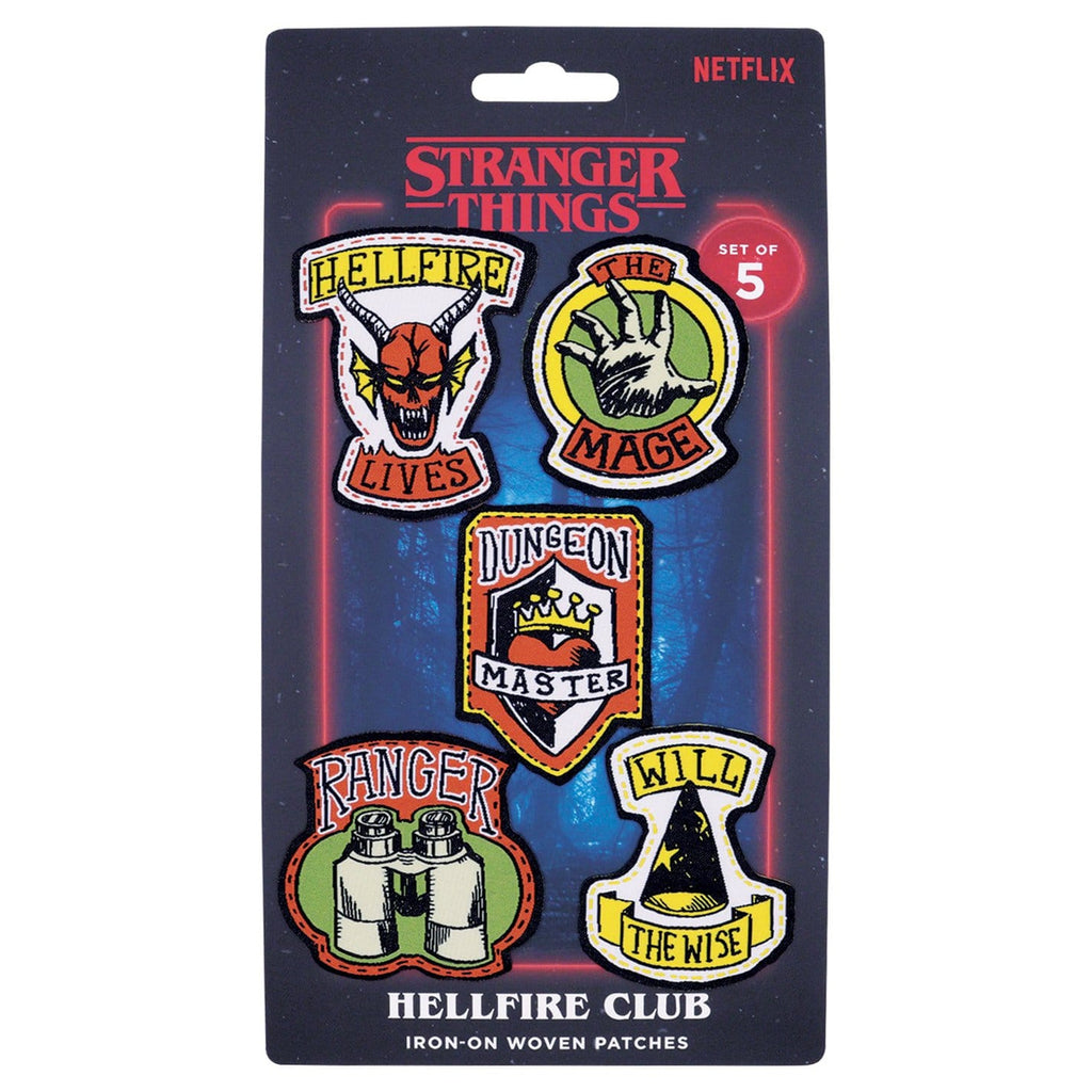 Produktbild Stranger Things Stoffaufnäher 5er-Pack