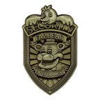 Produktbild Five Nights at Freddys Replik Security Badge Antique Brass