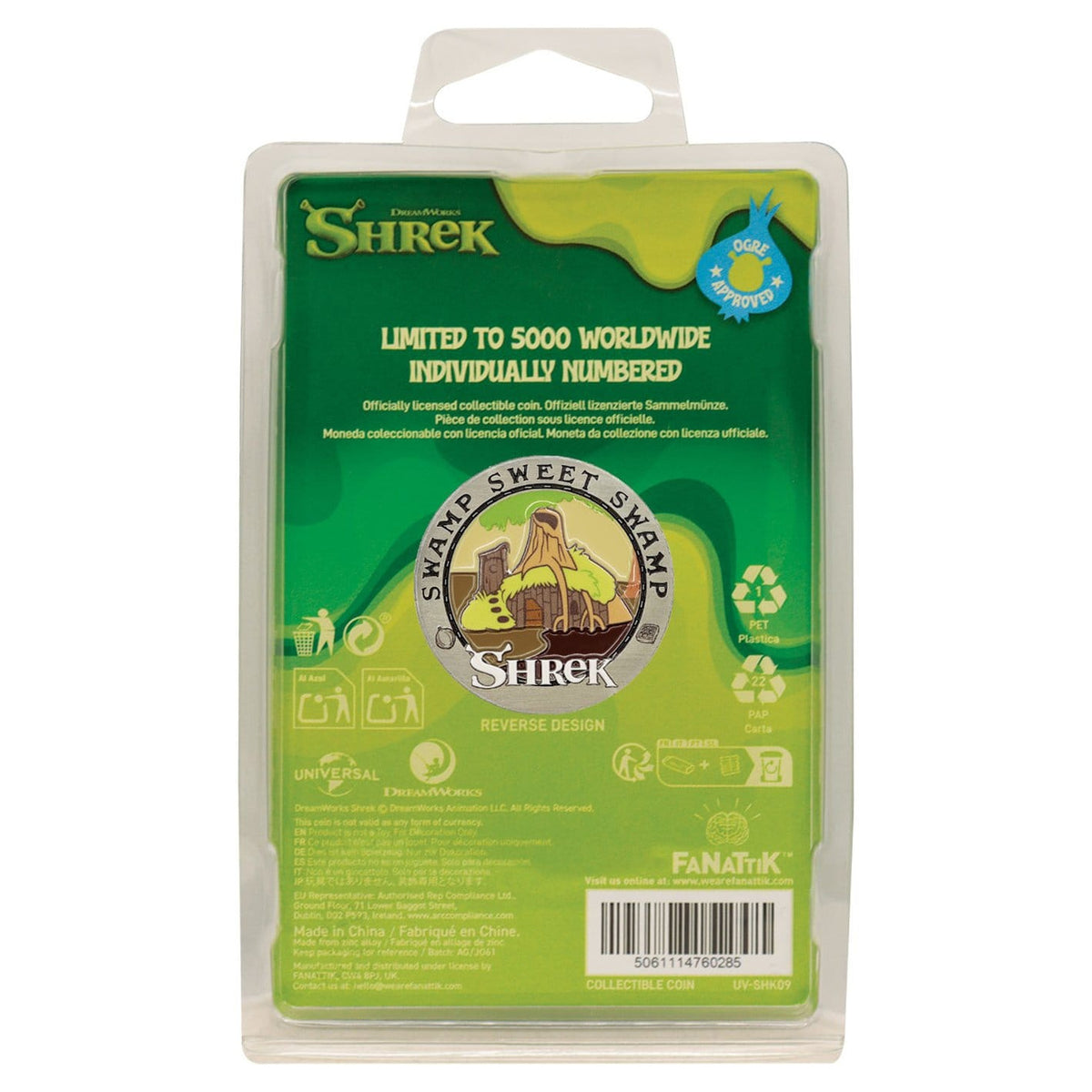 Produktbild Shrek Sammelmünze Swamp Sweet Swamp Limited Edition