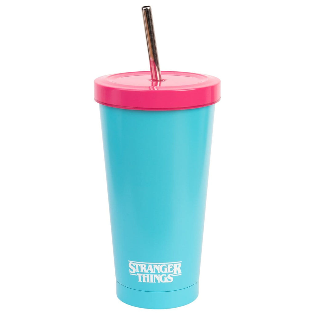 Produktbild Stranger Things Becher mit Strohhalm Rink-O-Mania 550 ml