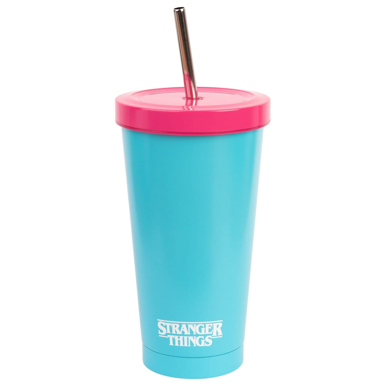 Produktbild Stranger Things Becher mit Strohhalm Rink-O-Mania 550 ml