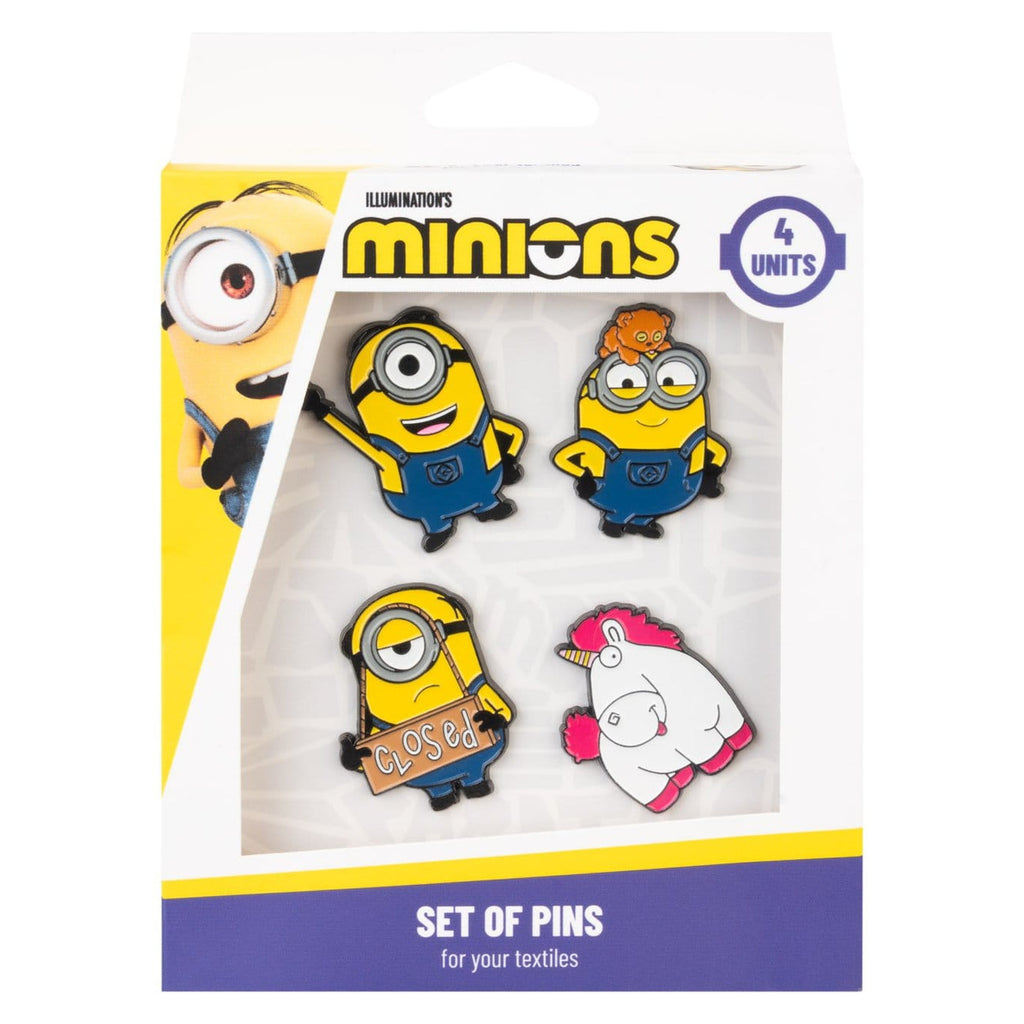 Produktbild Minions Ansteck-Pins 4er Set