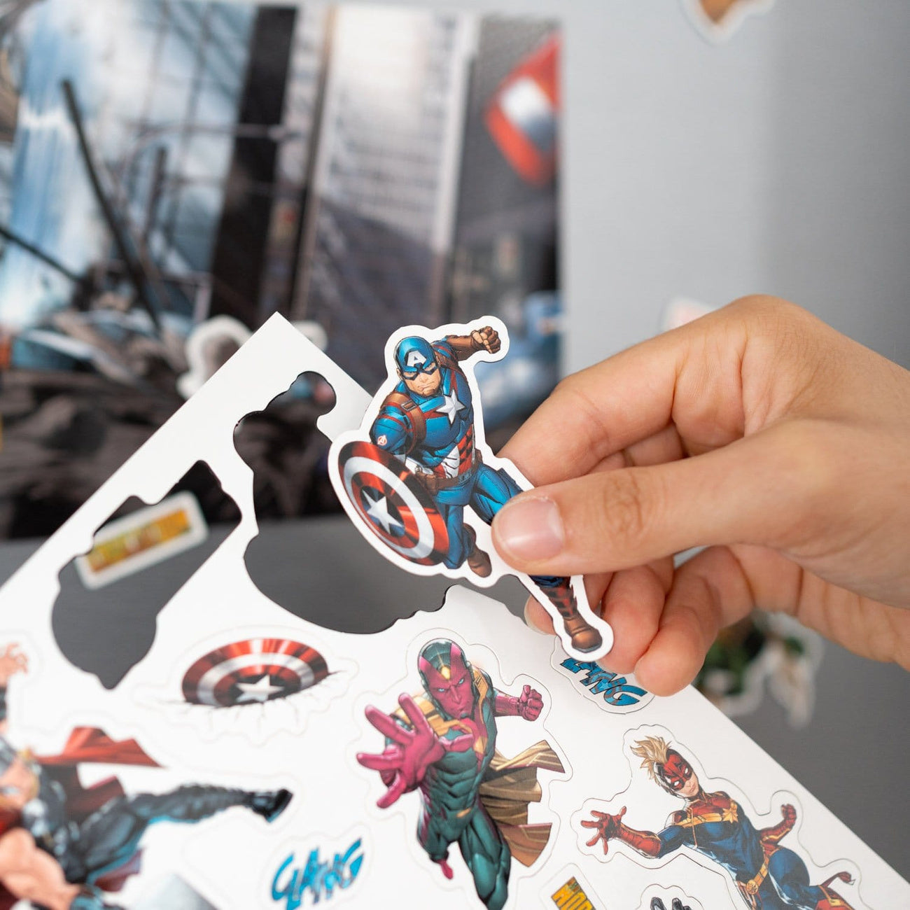 Produktbild Marvel Stanzmagnet-Set Avengers